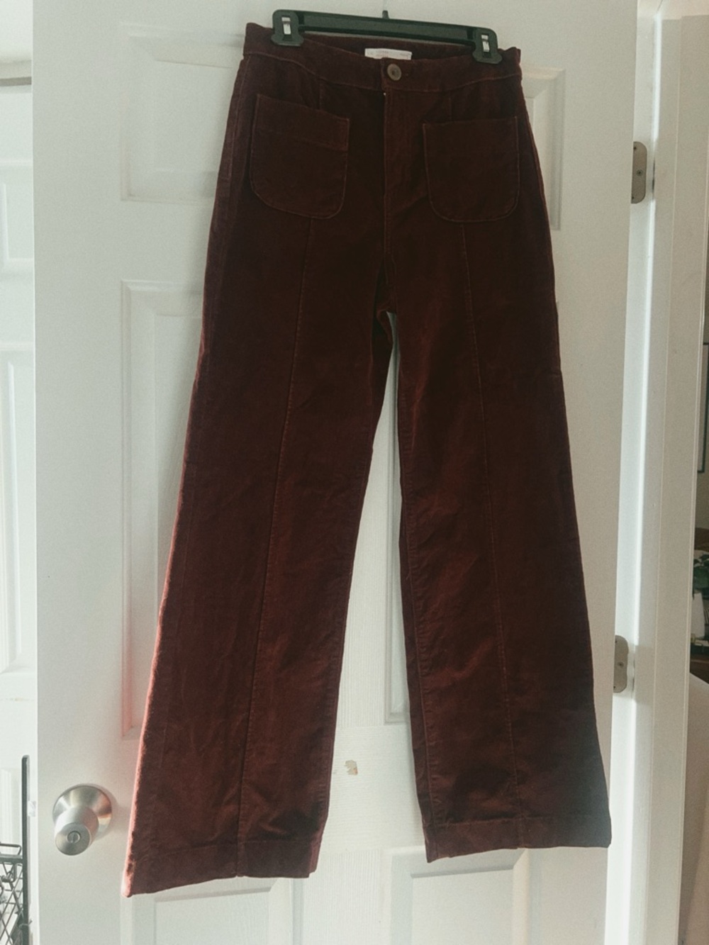 LC Lauren Conrad Burgundy Corduroy Boot Cut Jeans